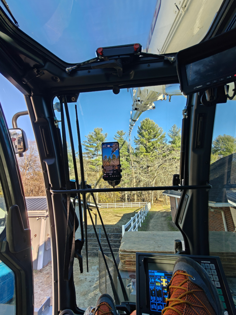 Tree Service and Tree Removal in Bedford, MA Our crew used the long reach of the crane to safely remove trees from this Bedford, MA property. With tight access and nearby structures, the crane allowed us to lift each section out cleanly and efficiently. Call Martel Crane Service & Tree Removal at 978-876-3440 for expert tree removal—whether you're enhancing your property or dealing with storm-damaged or hazardous trees. We use our own cranes, bucket trucks, and chippers to handle any job, big or small.