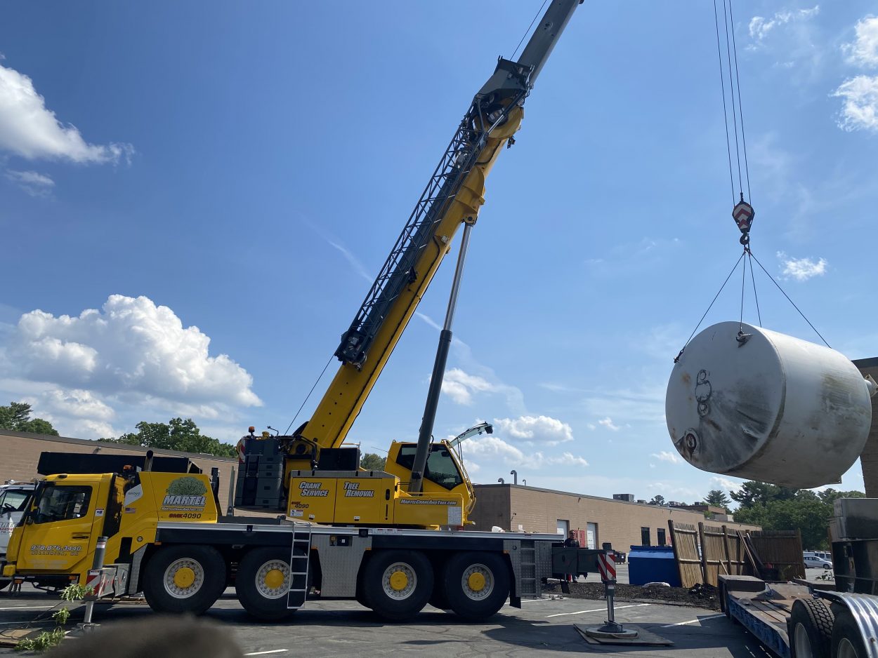 Commercial Crane Service in Billerica, MA.