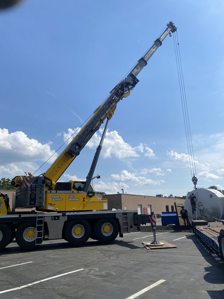 Commercial Crane Service in Billerica, MA.