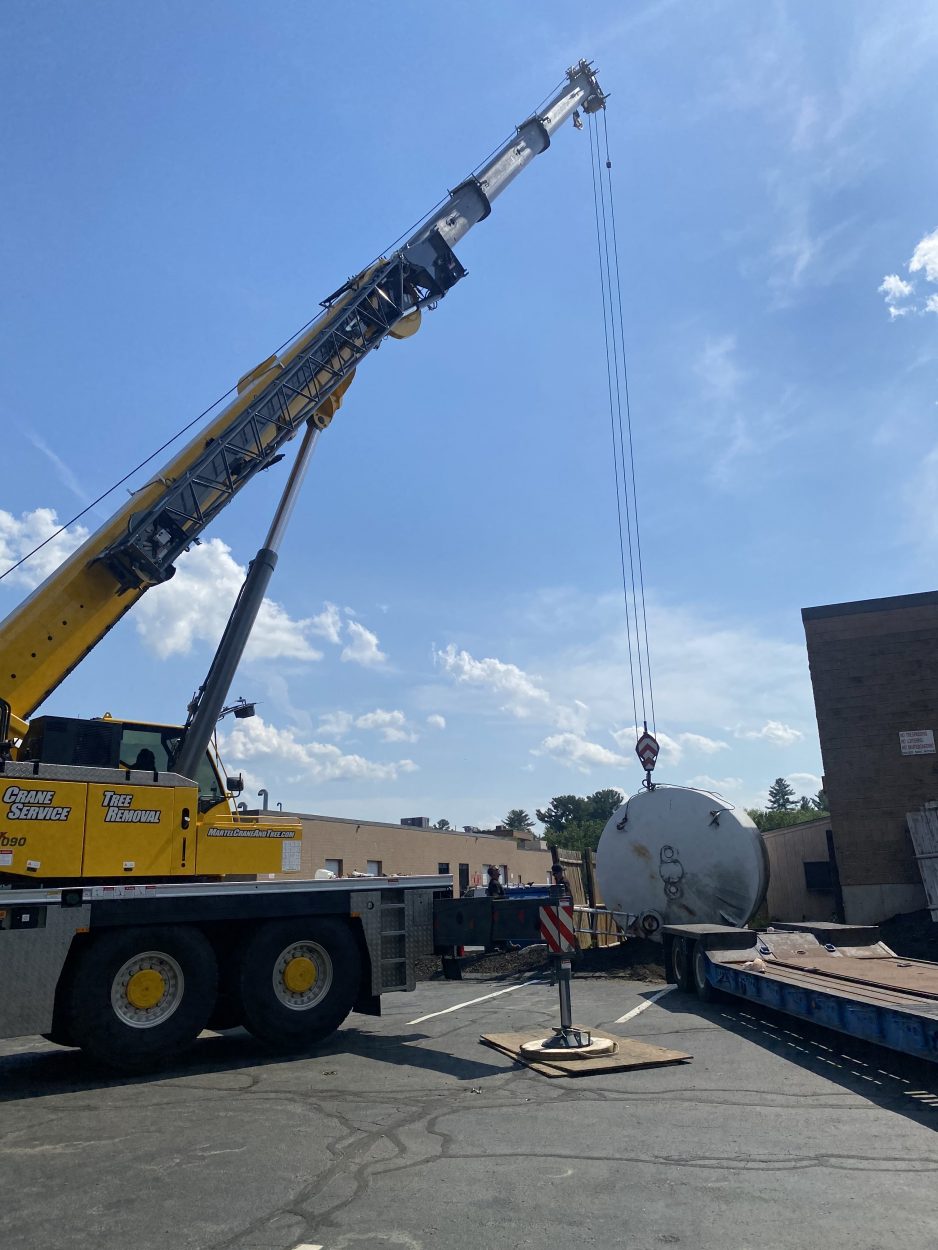 Commercial Crane Service in Billerica, MA.