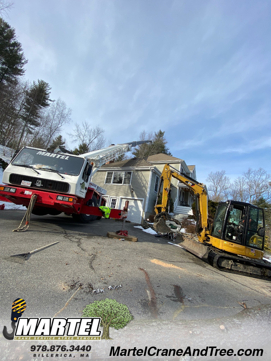 Tree Removal / Tree Service / Crane Service in Groton, MA.