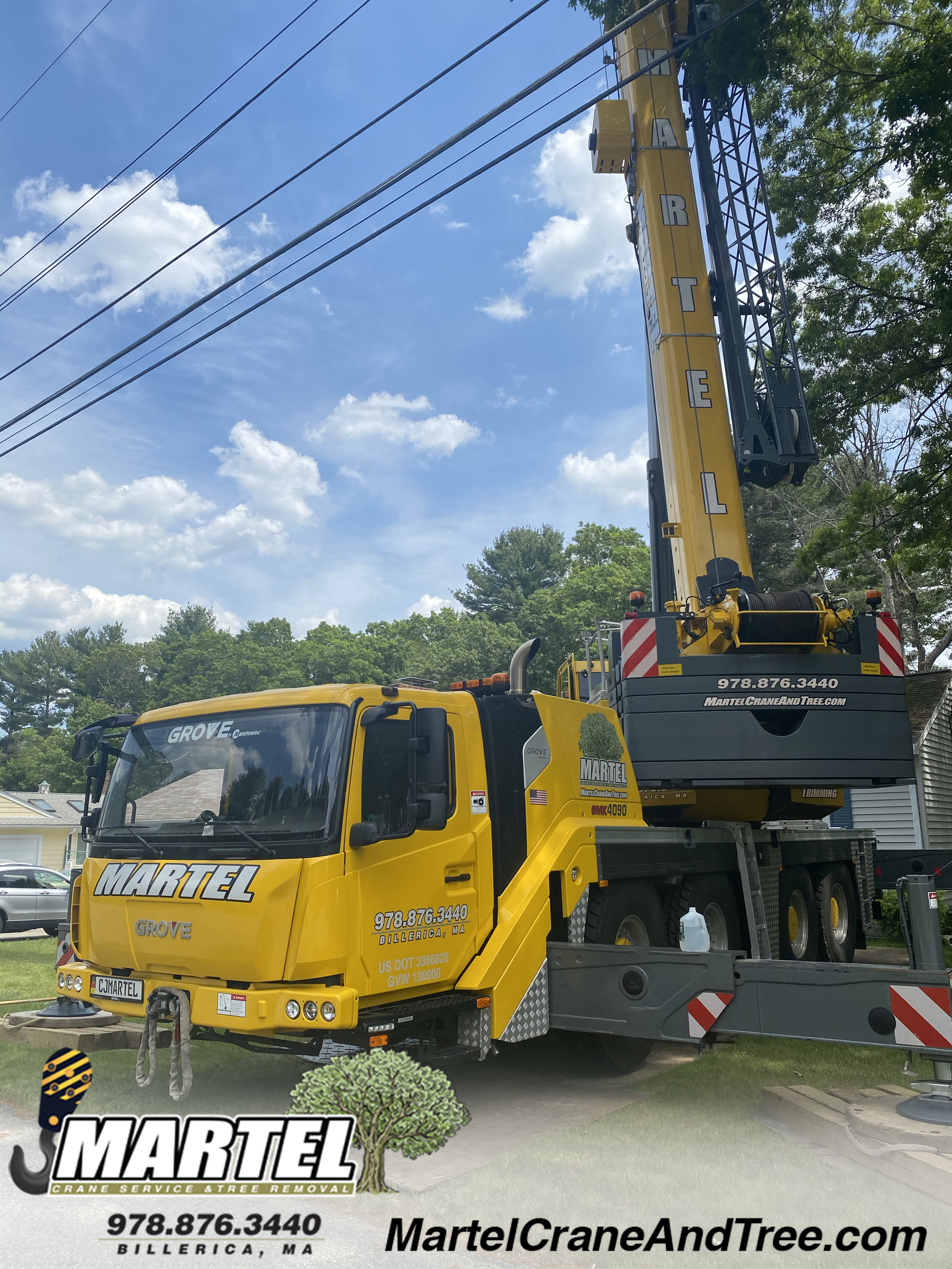 Tree Removal and Crane Service in Burlington, MA