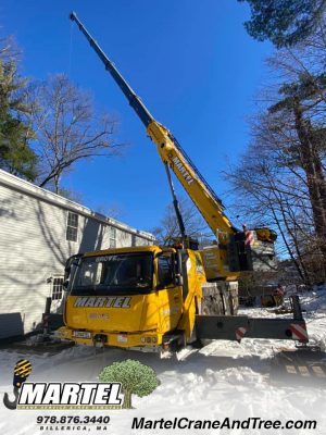 Martel Crane Service & Tree Removal close to a Billerica Home