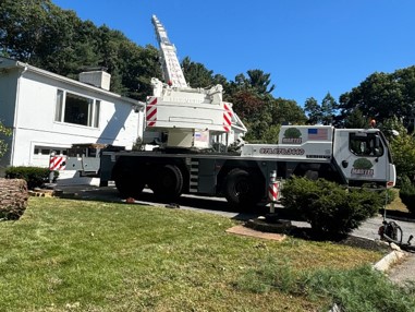 Tree Removal and Crane Service in Chelmsford, MA.