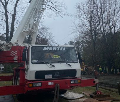 Tree Removal / Crane Service / Tree Trimming in Billerica, MA.