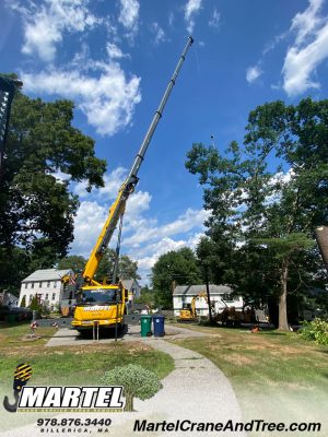 Tree Removal and Crane service in Billerica, MA