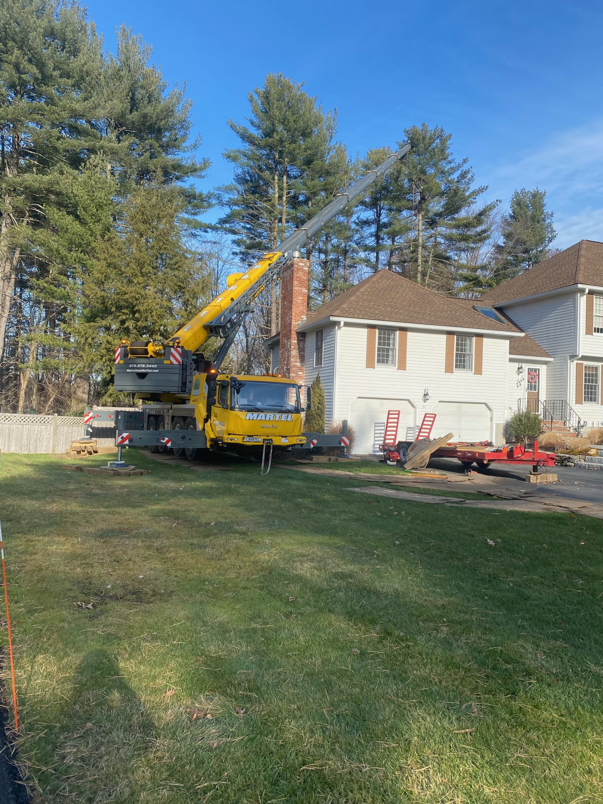 Tree Removal and Crane Rental in Andover, MA