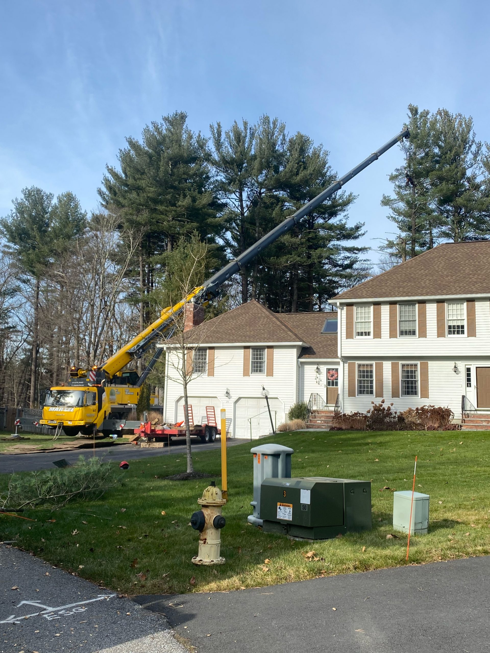 Tree Removal and Crane Rental in Andover, MA