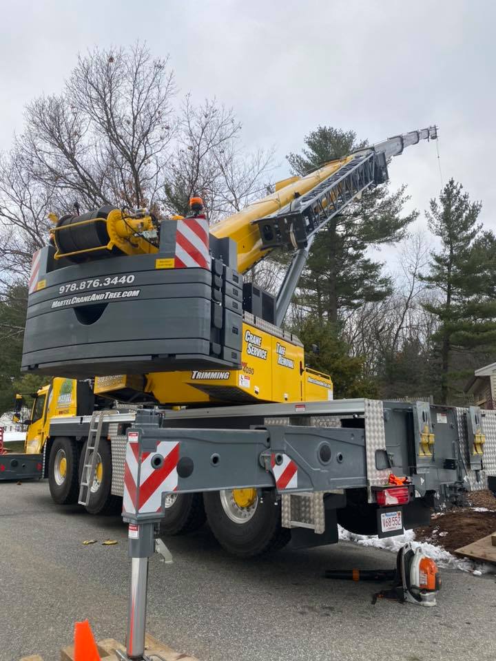 Martel Crane Service & Tree Removal close to a Billerica Home

